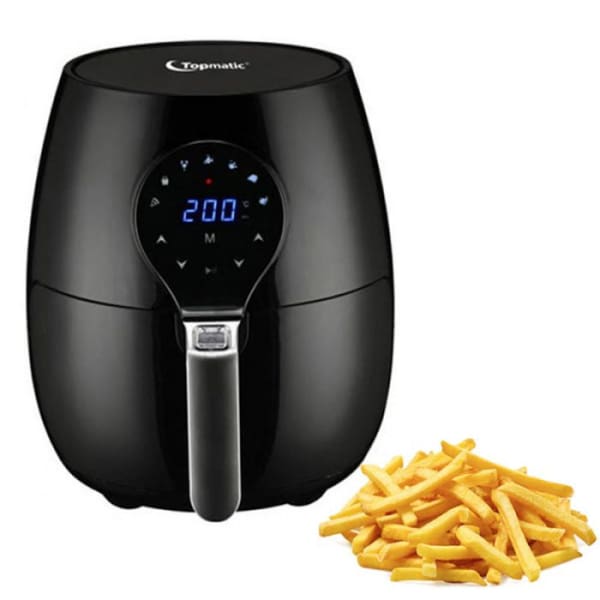 Friteuse sans huile TOPMATIC 3.5L-1450W Noir 1 friteuse sans huile topmatic w noir