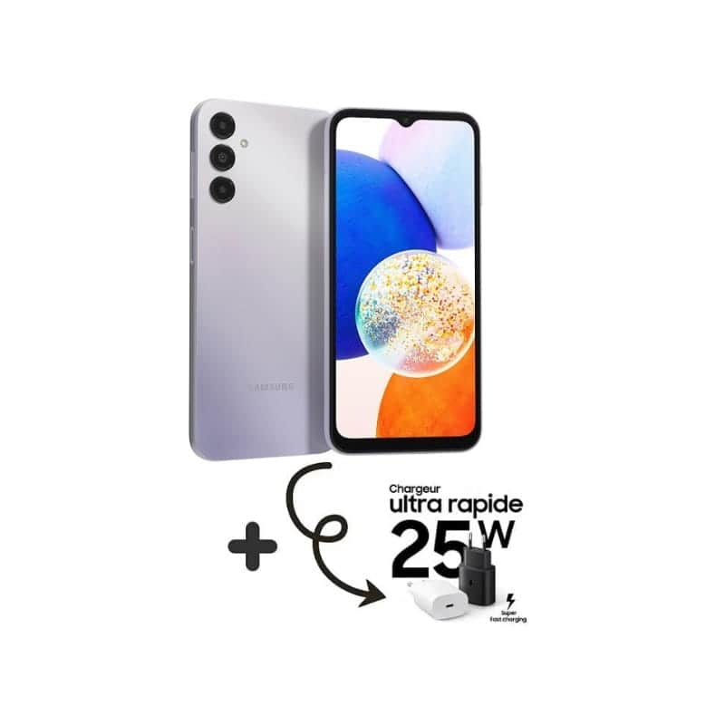 Smartphone Samsung Galaxy A14 (4+64Go) Silver 1 Smartphone Samsung Galaxy A (+Go) Silver