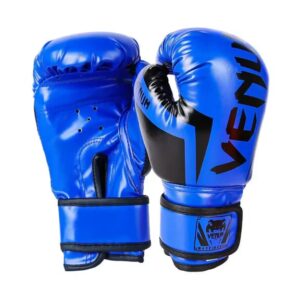 gants de boxe venum elite bleu noir