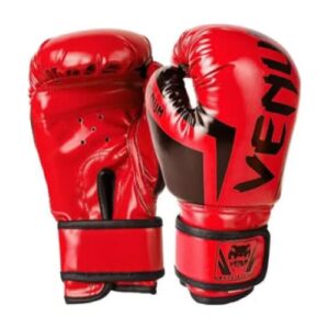 gants de boxe venum elite rouge noir