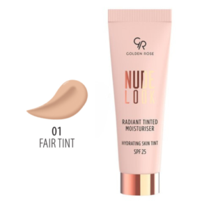 golden rose nude look radiant tinted moisturiser hydrating skin tint spf ml