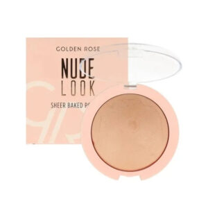 golden rose nude look sheer baked powde