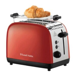 grille pain russell hobbs w inox rouge