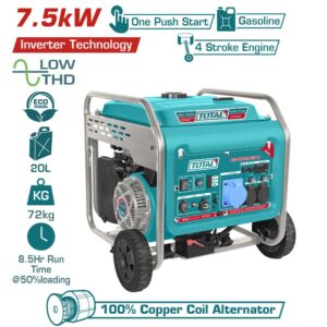 groupe electrogene inverter total essence kw tp