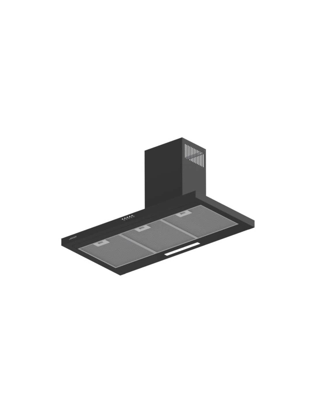 Hotte pyramide JOKER 90cm - Noir (JHCSW-1390B) 1 hotte cheminee joker jhcsw b cm noir