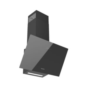 hotte decorative premium cm pyramidale noir uno b