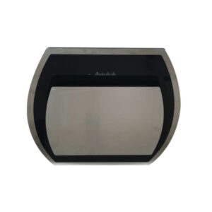 hotte inclinee montblanc cm inox et noir hdiblx