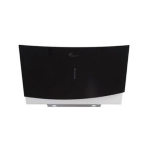 hotte pyramide montblanc cm noir blanc hmiblw