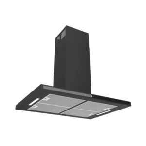 hotte pyramide premium cm verre noir primo b