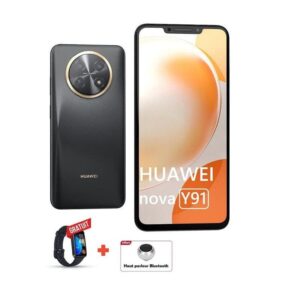 Smartphone Huawei Nova Y (/Go) Noir + Band + Haut parleur BT