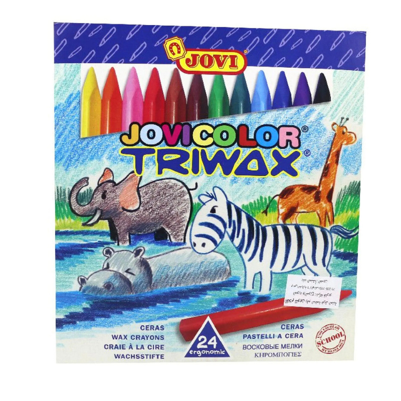 24 Crayons Pastel JOVI 1 imagex