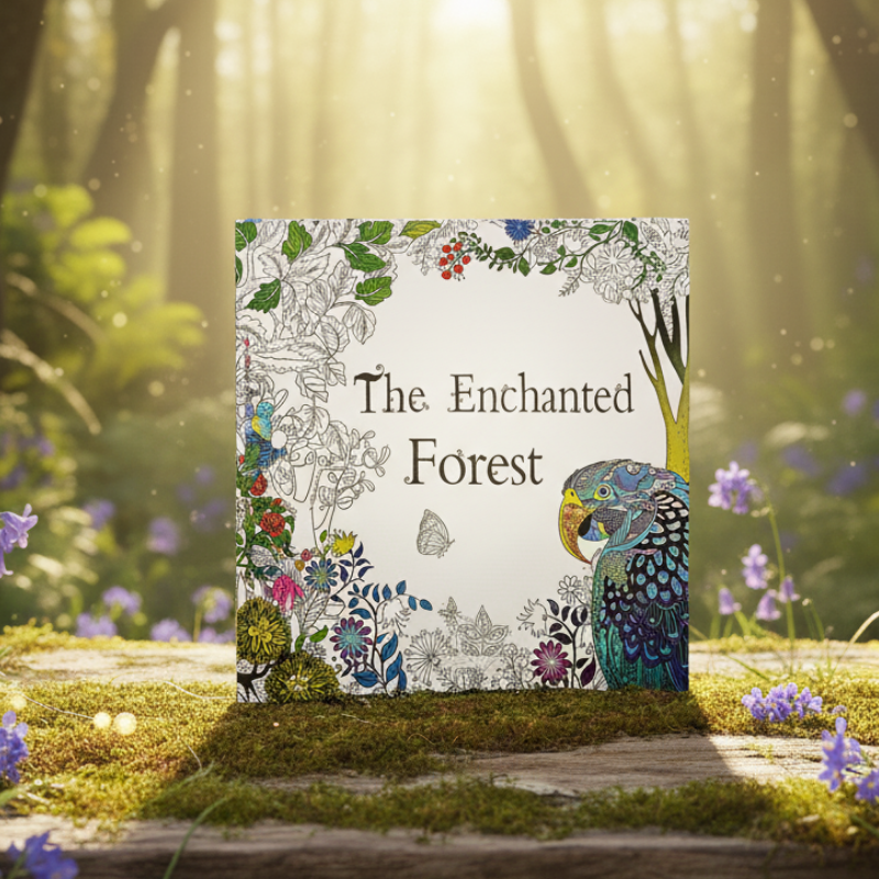 Livre de coloriage - The Enchanted Forest 1 imagex
