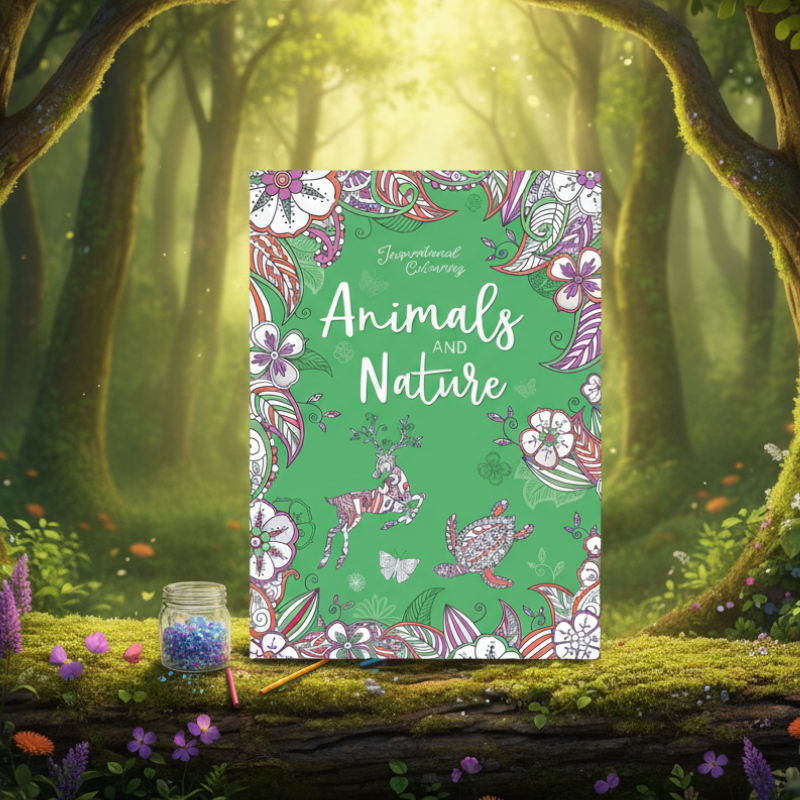 Livre de Coloriage | Animals and Nature 1 image x