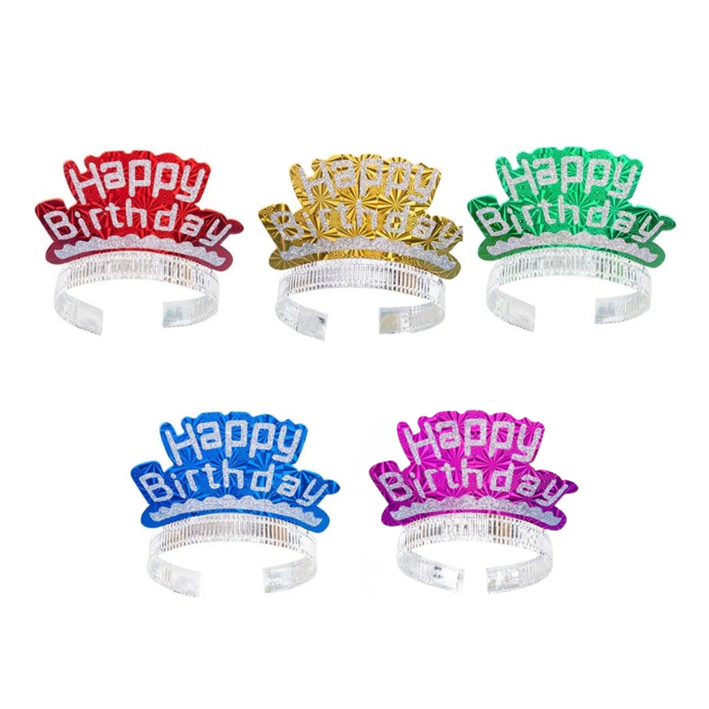 Serre-Tête Happy Birthday Pailleté 1 image x