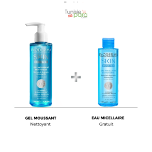 inoderma pack skin booster gel moussant eau micellaire gratuit png