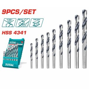 jeu de forets hss pour metal et inox total tacsd