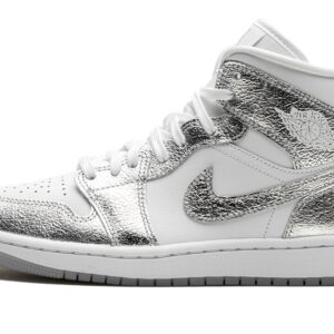 jordan air jordan mid se wmns metallic silver