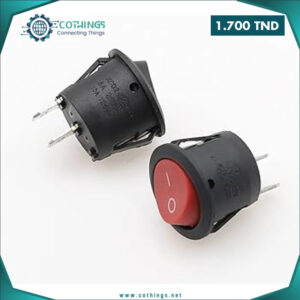 kcd interrupteur on off rond pines mm rouge cothings