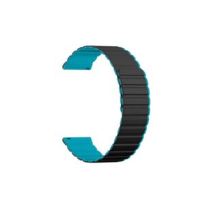 kieslect mm black bleu dual tone strap