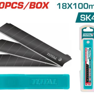 lames cutter sk x mm pieces avec etui precises total tools thtcb