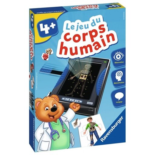Le jeu de corps humain Ravensburger 1 le jeu du corps humain ravensburger jpg