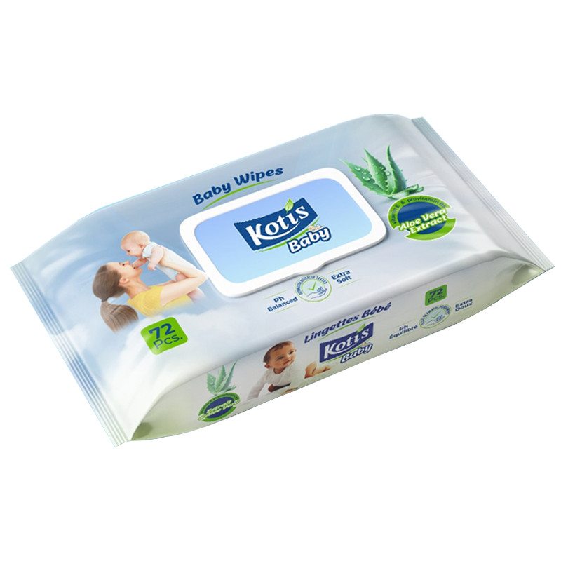 Lingettes Bébé Kotis Baby 72 Pièces 1 lingettes bebe kotis baby pieces jpg