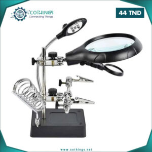 loupe bureau led mm pince daide a reparation electronique modele c