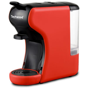 MACHINE À CAFÉ EXPRESSO TECHWOOD MULTI CAPSULES W &# ROUGE