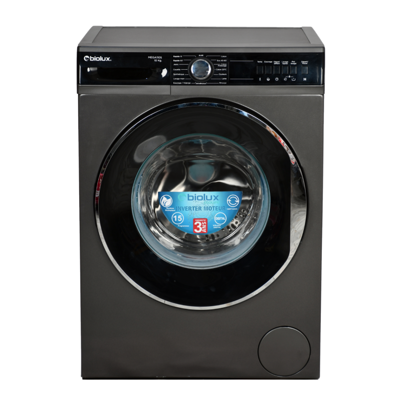 Machine à laver BIOLUX Inverter 10Kg Noir (MAXY-110S) 1 machine a laver frontal inverter biolux s kg silver