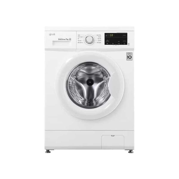Machine à laver Frontale LG 7Kg- 1400 Tr Blanc (FH2J3QDNPO) 1 machine a laver frontale lg kg tr blanc fhjqdnpo