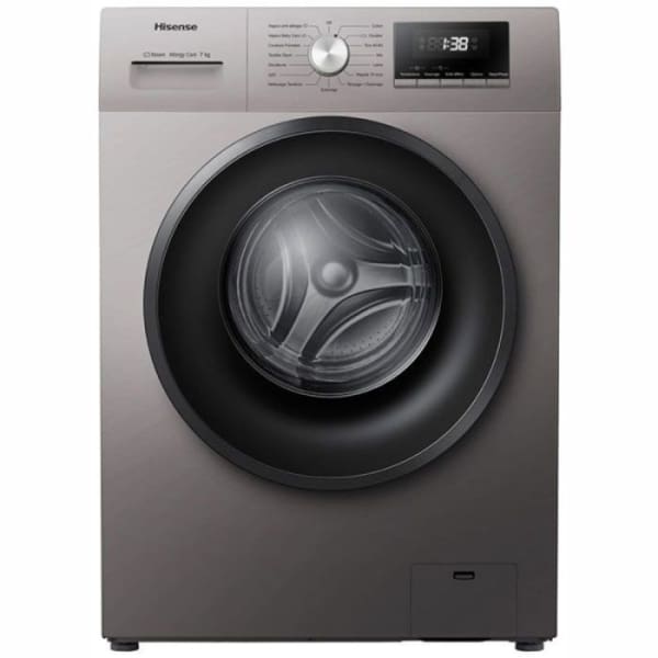 Machine à laver HISENSE 7kg/1200tr frontale Silver (WFVC7012ET) 1 machine a laver hisense kg tr frontale silver wfvcet