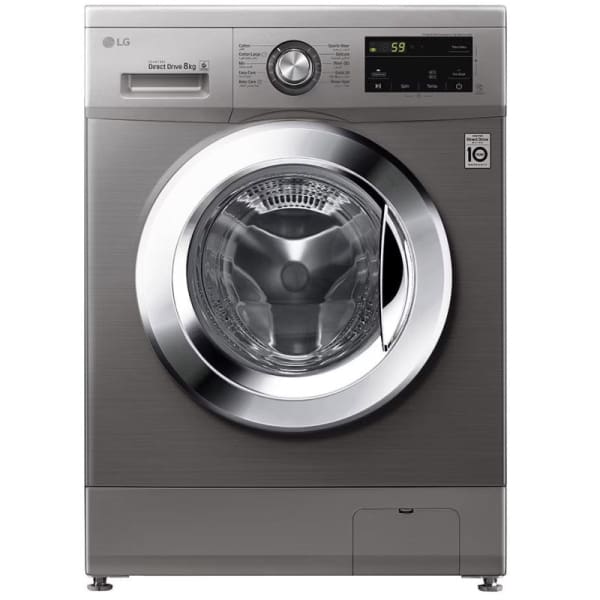 Machine à laver frontale LG 8Kg-1200Tr silver (FH2J3TNG5P) 1 machine a laver lg kg tr frontale silver fhjtngp