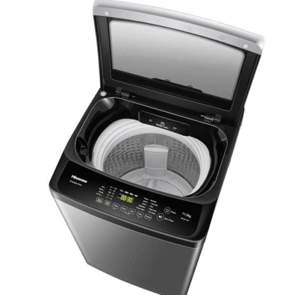 Machine à laver Top HISENSE 11kg/650Tr Silver (WTJA1112T) 1 machine a laver top hisense kg frontale silver wtjat