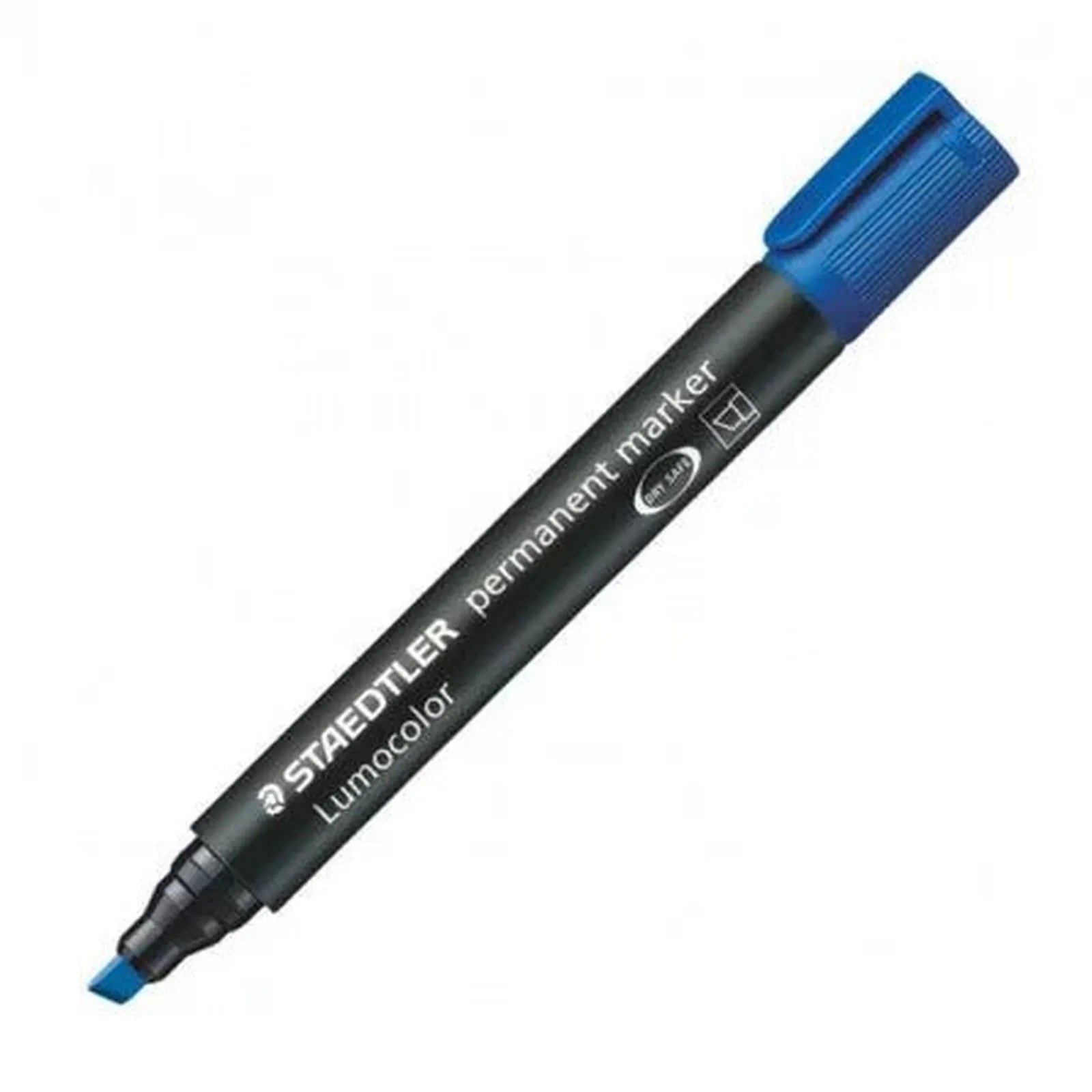 Marqueur Staedtler Lumocolor Permanent 350 Bleu 1 marqueur lumocolor permanent bleu fourniture scolaire