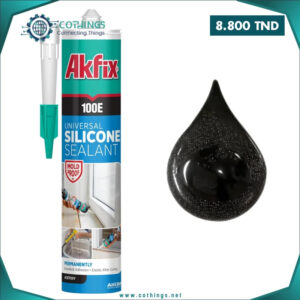 mastic silicone noir akfix e cothings