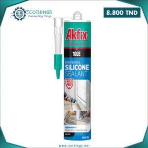 mastic silicone universel transparent ml akfix cothings