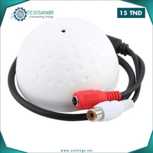 microphone dambiance cctv omnidirectionnel connecteurs rca cothings