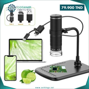 microscope numerique usb x type c camera led loupe grossissement