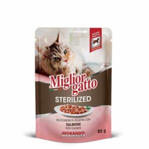miglior gatto pochon sterilise saumon gr