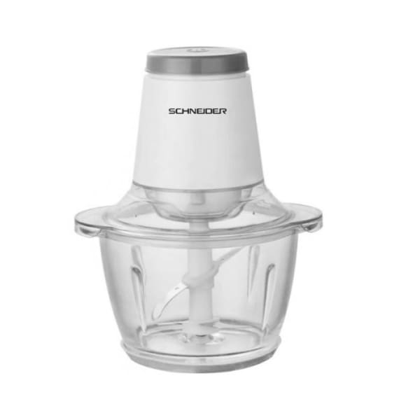 Mini Hachoir SCHNEIDER 400W 1.2L Bol en Verre Blanc (SCHMH400) 1 mini hachoir schneider w l bol en verre blanc schmh
