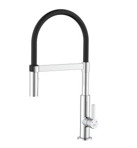 miscelatore monocomando lavello bocca alta panama nero o cromo jpg