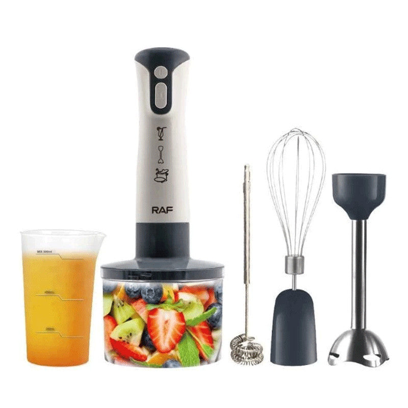 Mixeur Plongeant Raf 5En1 2000W Blanc (R-340) 1 mixeur plongeant raf en r w blanc