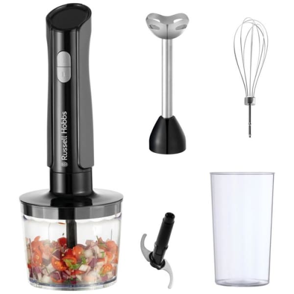 Mixeur Plongeant RUSSELL HOBBS 3en1- 500W Noir (27141-56) 1 mixeur plongeant russell hobbs en w noir