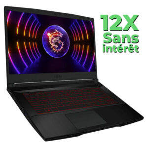 PC PORTABLE GAMER MSI THIN GF VF I È GÉN GO RTX