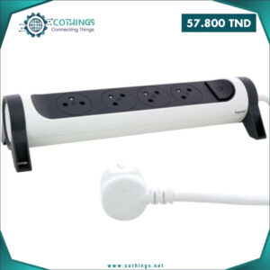 multiprise bloc rotatif prises p t surface interrupteur cordon longueur m