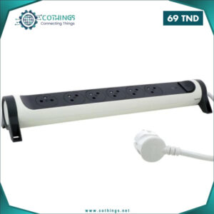 multiprise bloc rotatif prises p t surface interrupteur cordon longueur m