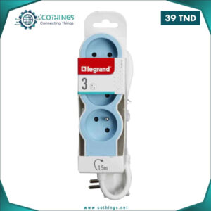 multiprises legrand ports noir m bleu cothings