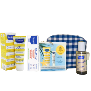 mustela trousse bleu lait solaire mlcicastela creme reparatrice mlgel lavant bio ml offert png