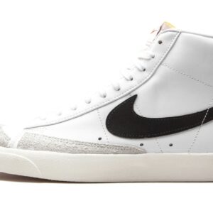 nike blazer mid mns wmns white black