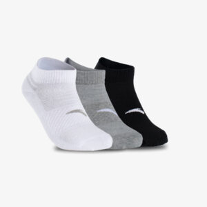 pack chaussettes basses anta noir gris blanc unisex sport confort